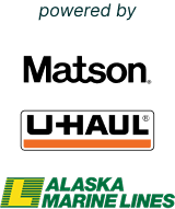 powered by Matson, U HAUL, Alaska Marine Lines